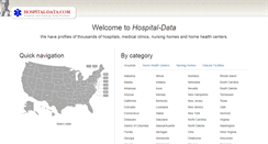 Desktop Screenshot of hospital-data.com