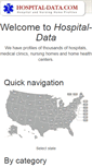 Mobile Screenshot of hospital-data.com